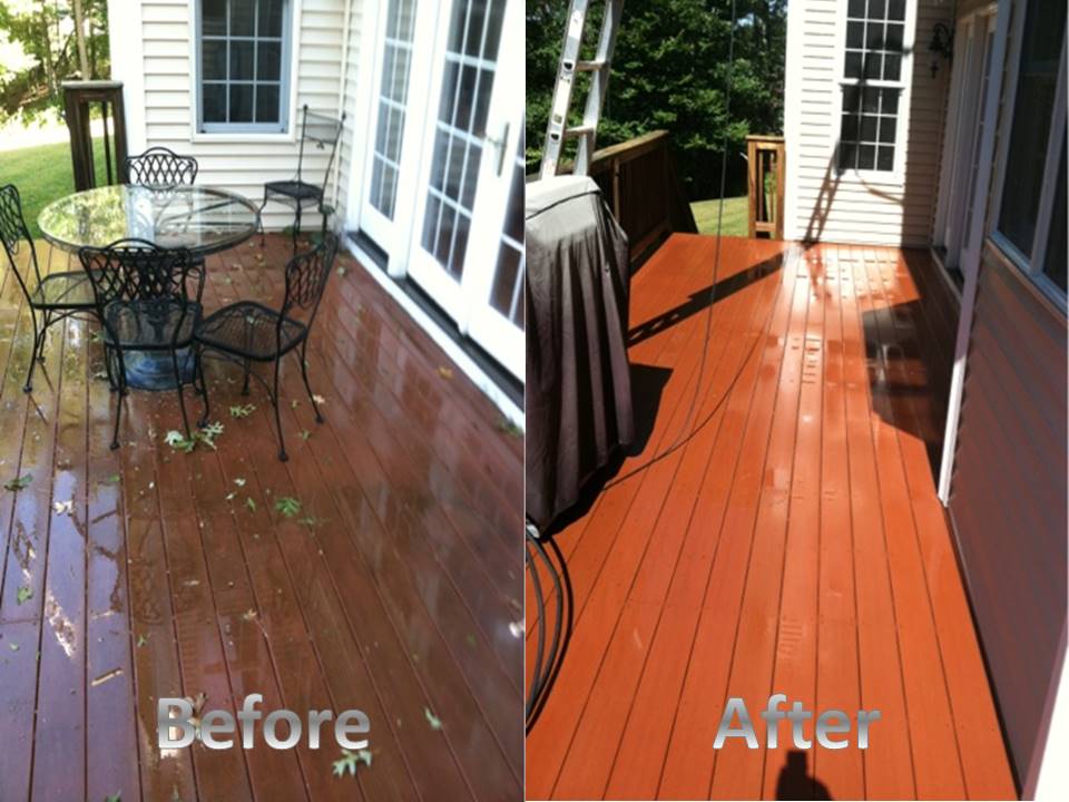 deck before and after